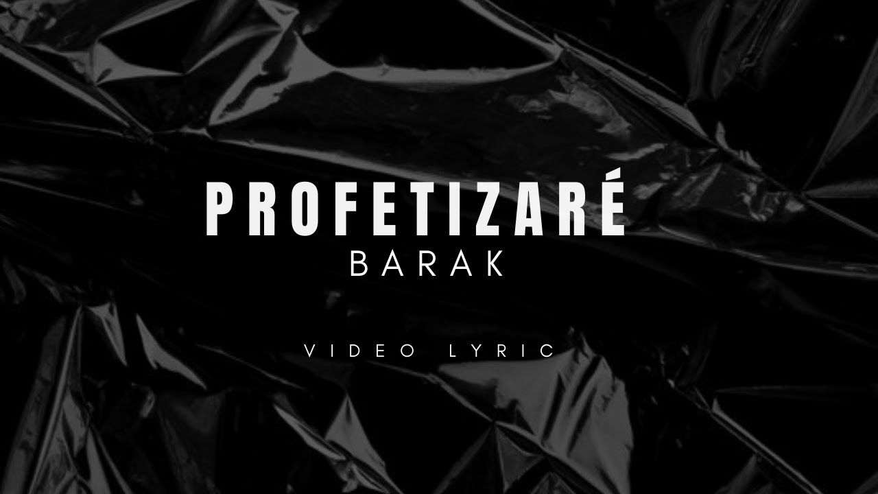 Barak - Profetizar&eacute; (Video Lyric)