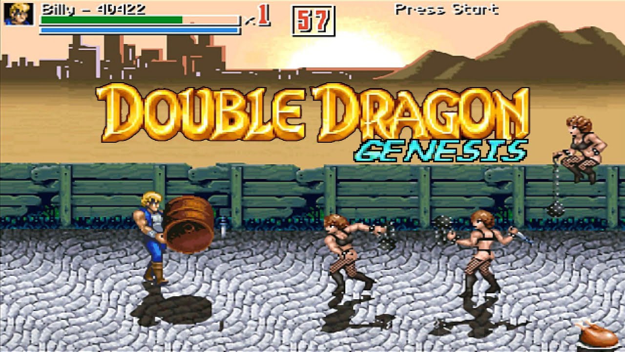 Double Dragon Genesis (Arcade-Mix) - Billy #OpenBOR #Gameplay #Download