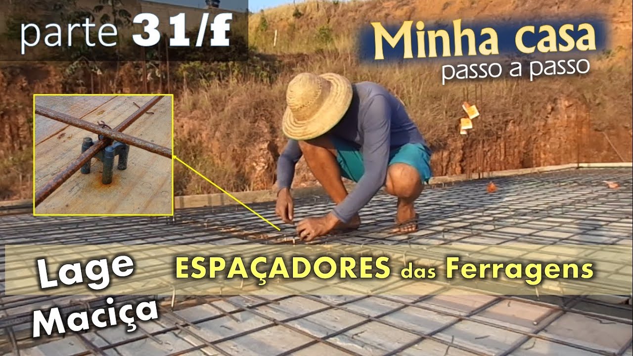 # 31/f - ESPAÇADORES das FERRAGENS - LAJE MACIÇA