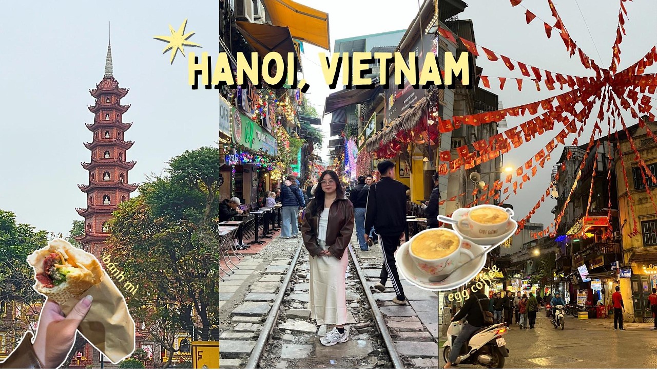 HANOI, VIETNAM | famous local food, coffee shops, city tour 🇻🇳