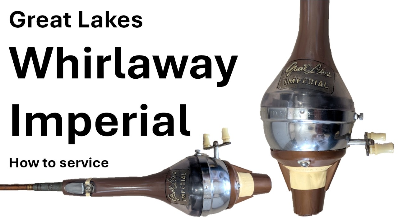 Great Lakes Whirlaway Imperial (1950s) Vintage Spinning Reel Service Video