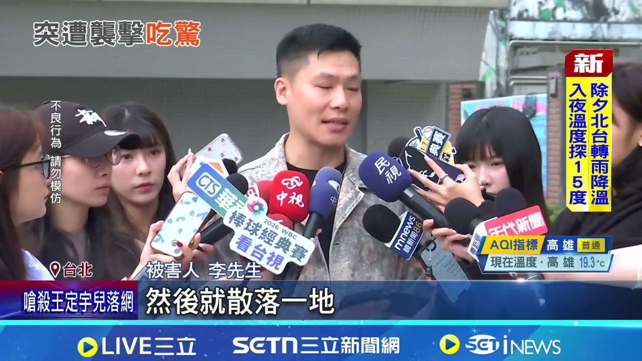 西門町怪男隨機攻擊揍路人 工程師連假逛街莫名挨拳 眼鏡碎喊