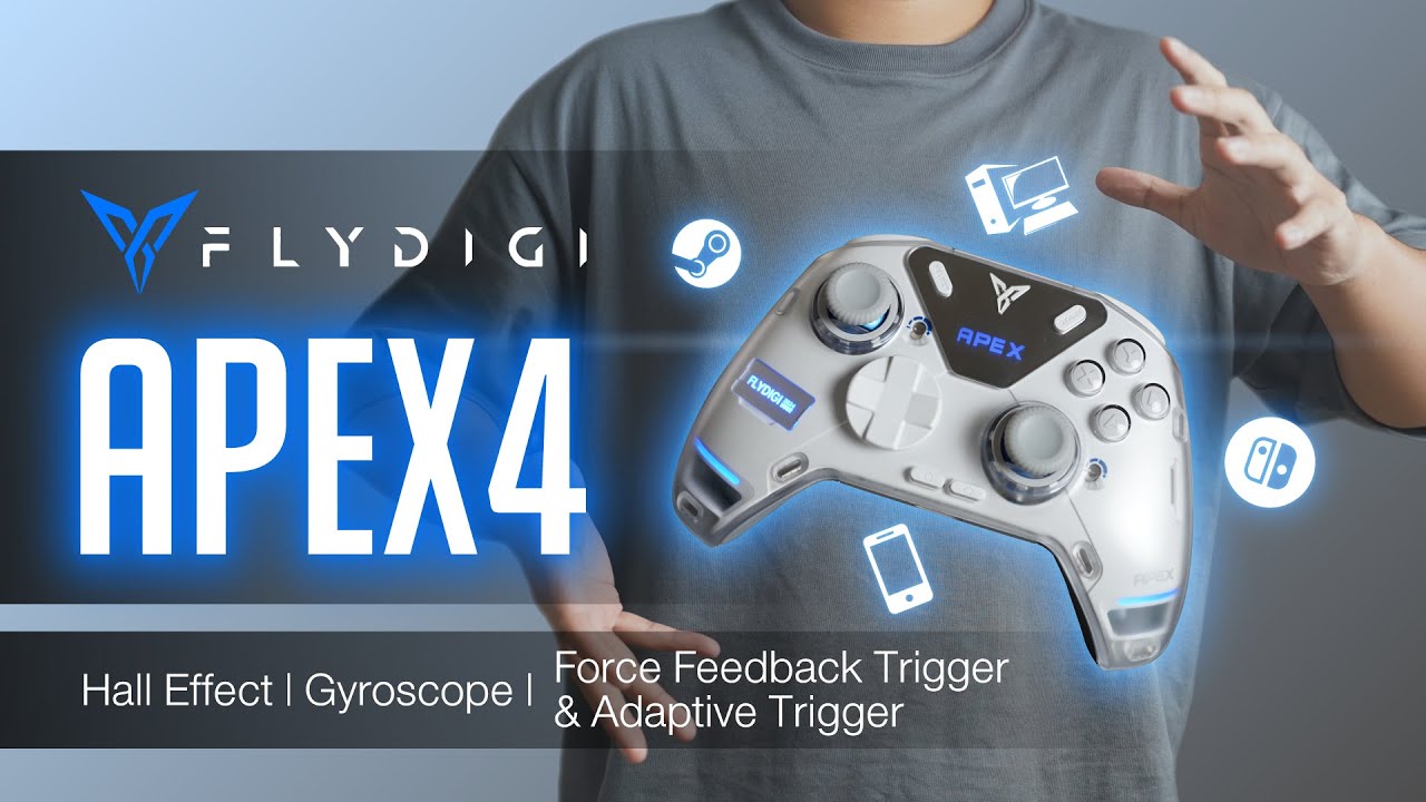 🎮 จอยเกมสุดล้ำ Flydigi APEX4 สเปกจัดเต็ม Hall Effect | Trigger Mode | Gyroscope เล่นได้หลายแพลตฟอร์ม