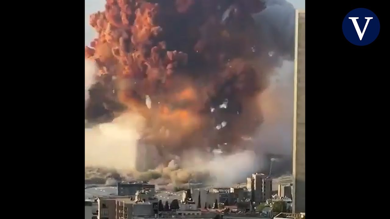 Las impactantes im&aacute;genes de la explosi&oacute;n en Beirut