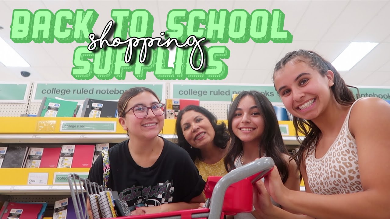VLOG: back to school supplies shopping !! *junior year* // 2021