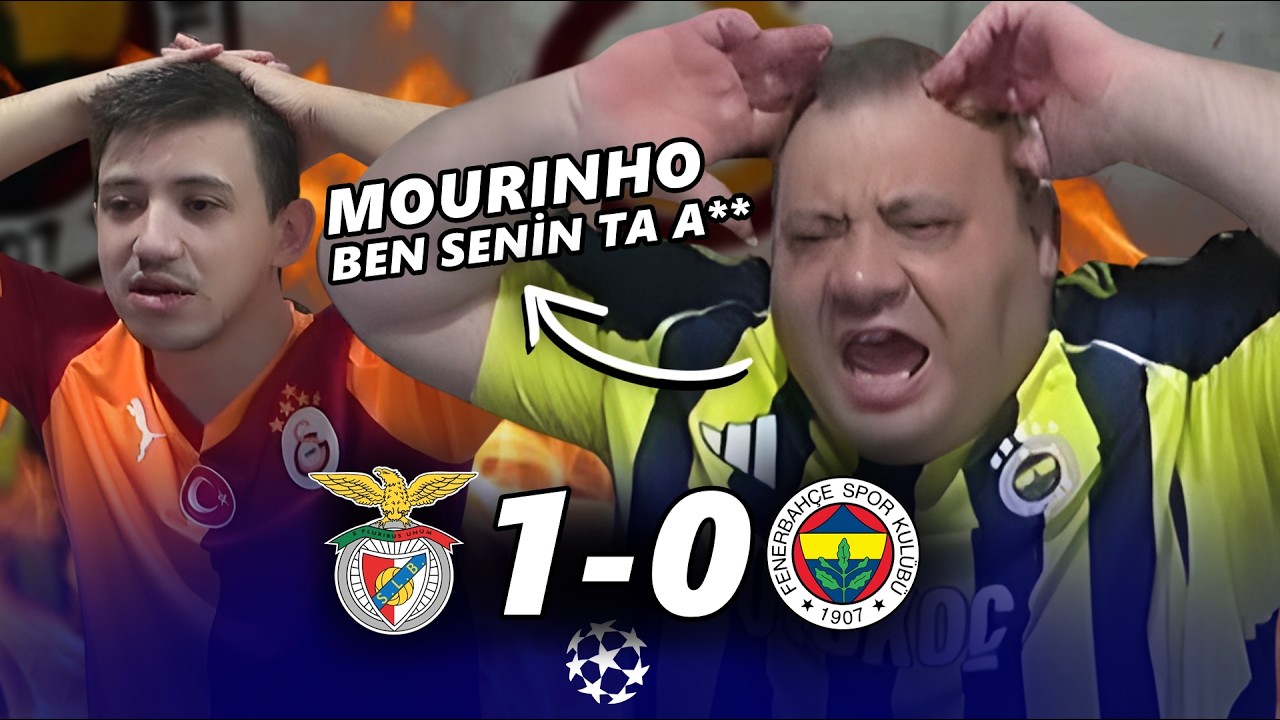 BABAM KIZDI MOURINHO'YA SÖVDÜ 🔥 | Benfica - Fenerbahçe