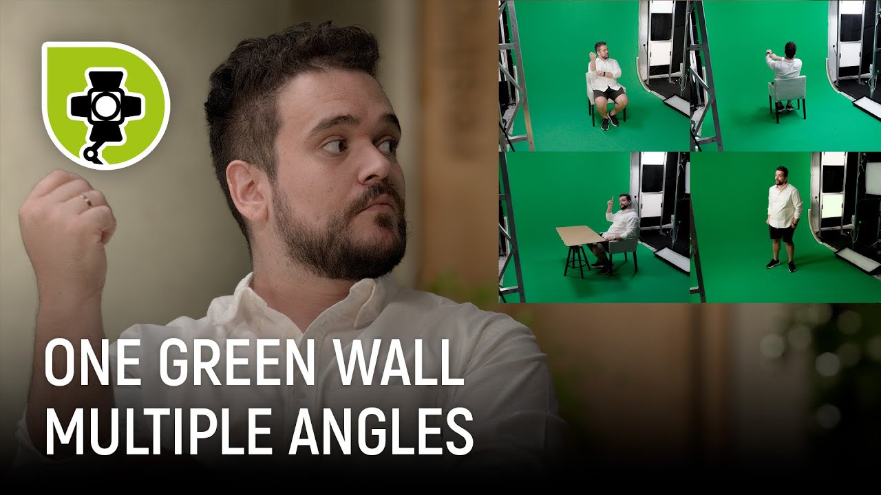 Multi-angle Filming in a One-wall Green-Screen Studio | CyberGaffer