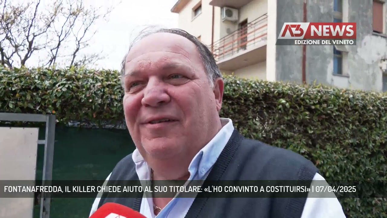 FONTANAFREDDA, IL KILLER CHIEDE AIUTO AL SUO TITOLARE: «L'HO CONVINTO A COSTITUIRSI» | 07/04/2025