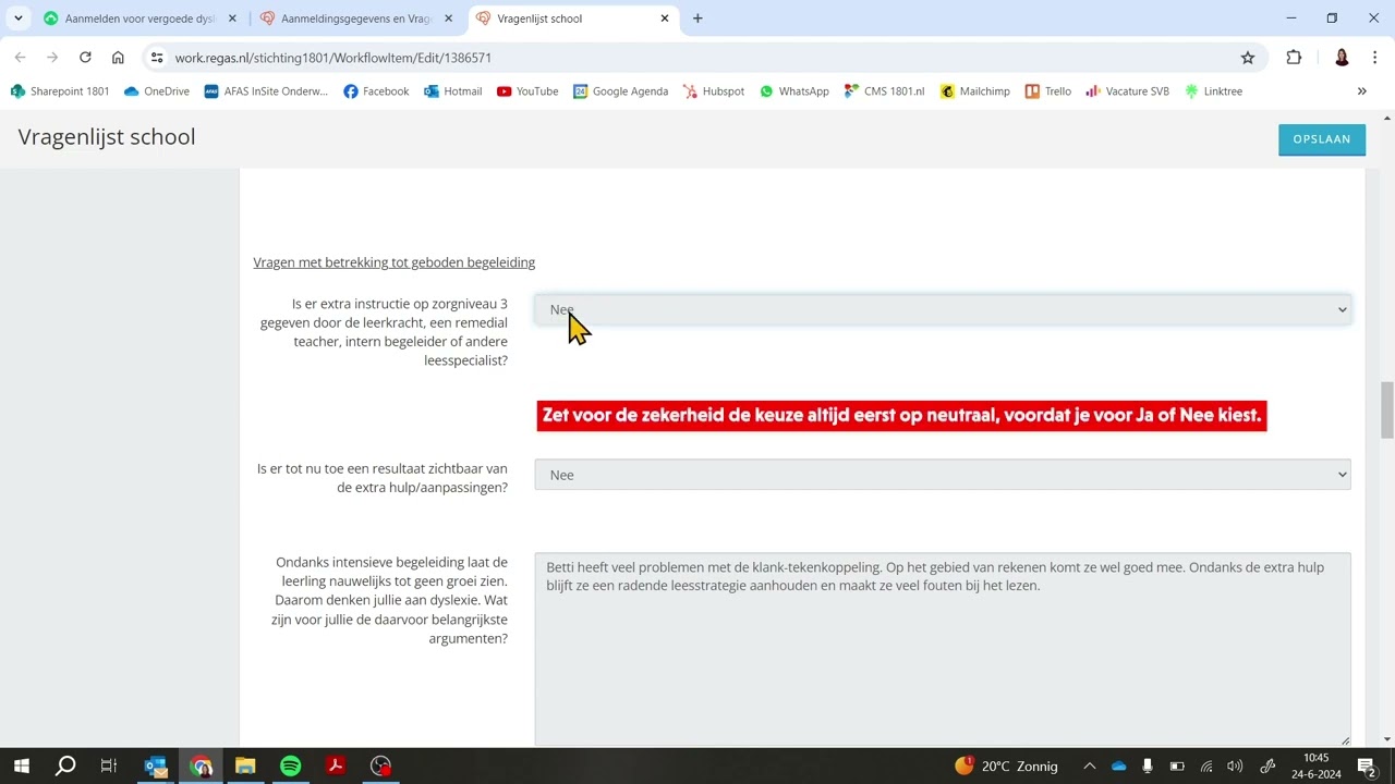 Aanmelden in Myneva - uitleg voor leerkracht/IB'er