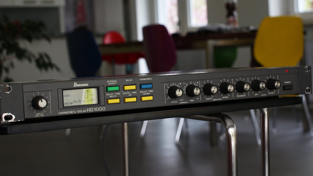 RARE EFFECT PROCESSOR: Ibanez HD 1000 - [direct high quality sound]