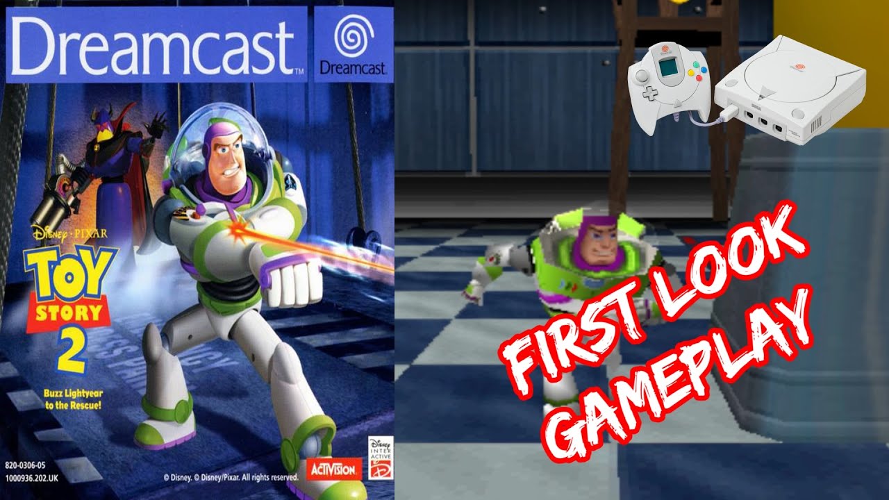 Toy Story 2: Buzz Lightyear to the Rescue! – SEGA Dreamcast Gameplay