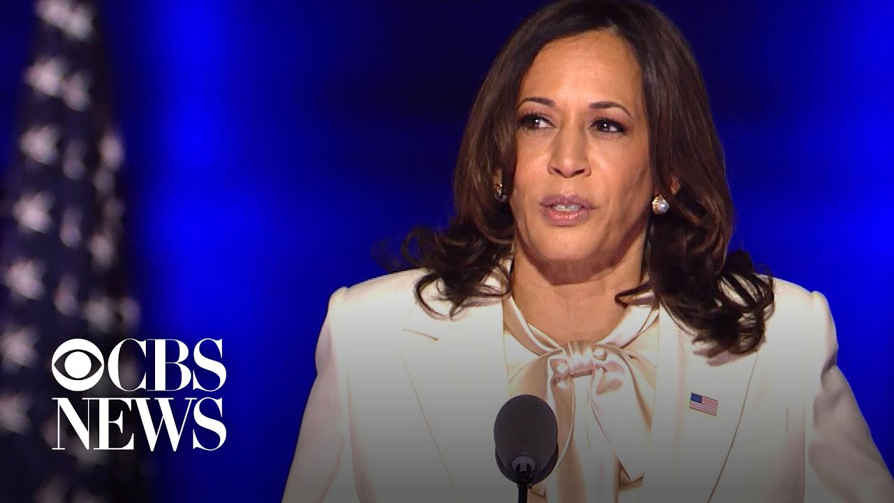 Vice President-elect Kamala Harris delivers remarks after projected victory