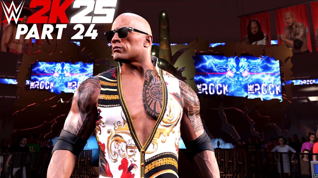 WWE 2K25 | The Rock dominates as tribal chief and crushing every opponent to rule the ring (Part 24)