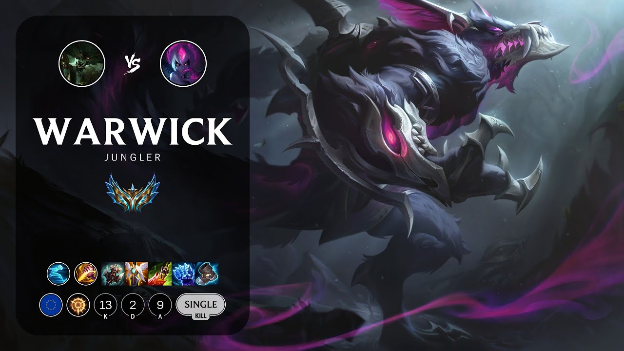 Warwick Jungle vs Evelynn - EUW Challenger Patch 14.2