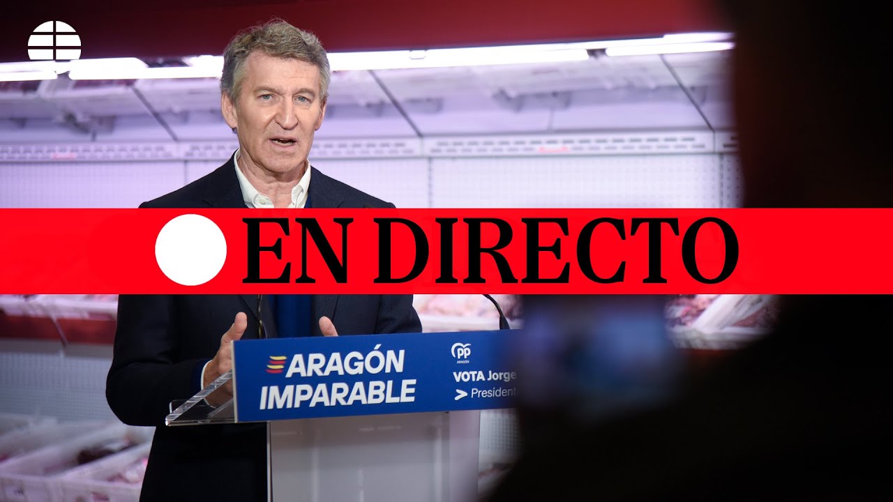 🔴 DIRECTO | Feijóo interviene ante los medios en Calanda (Teruel)