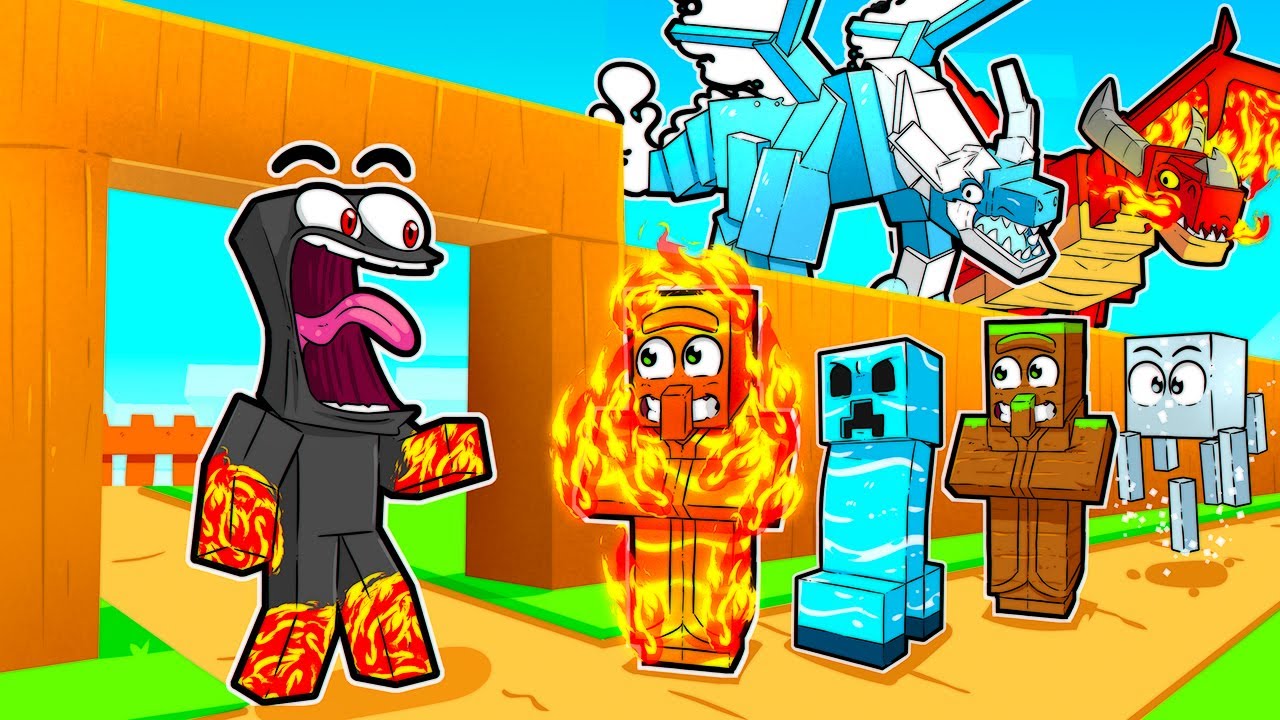 Я СОЗДАЛ ЗООПАРК со ВСЕМИ ЭЛЕМЕНТНЫМИ МОБАМИ в Minecraft!