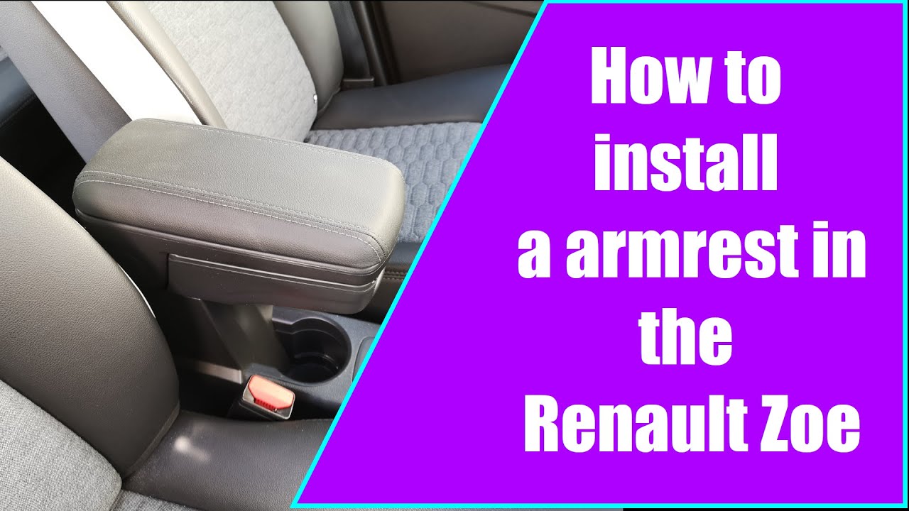 How to install a armrest in a Renault Zoe!