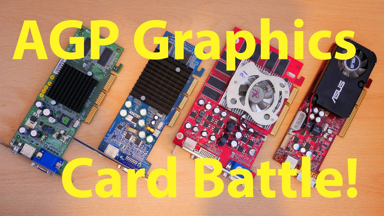 AGP Graphics Cards from 2000-2008 on a Retro Athlon XP System - Benchmarks with CHARTS!!
