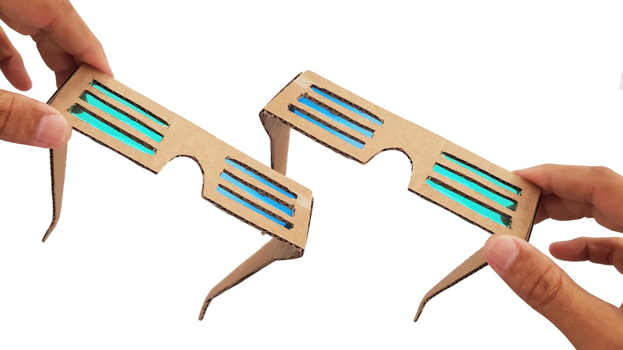How to Make Glasses out of Cardboard. New Project