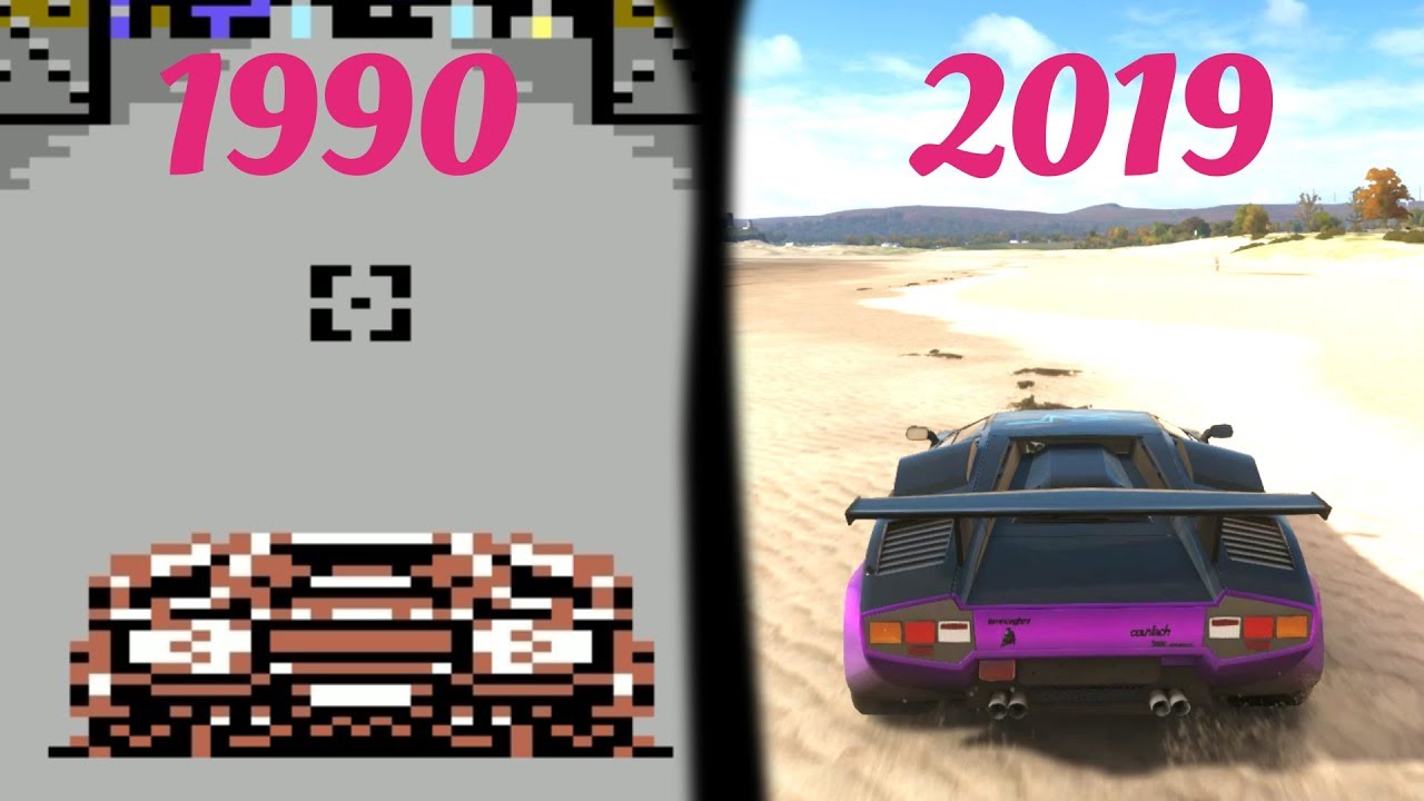 Evolution of LAMBORGHINI COUNTACH in 20 Different Games!