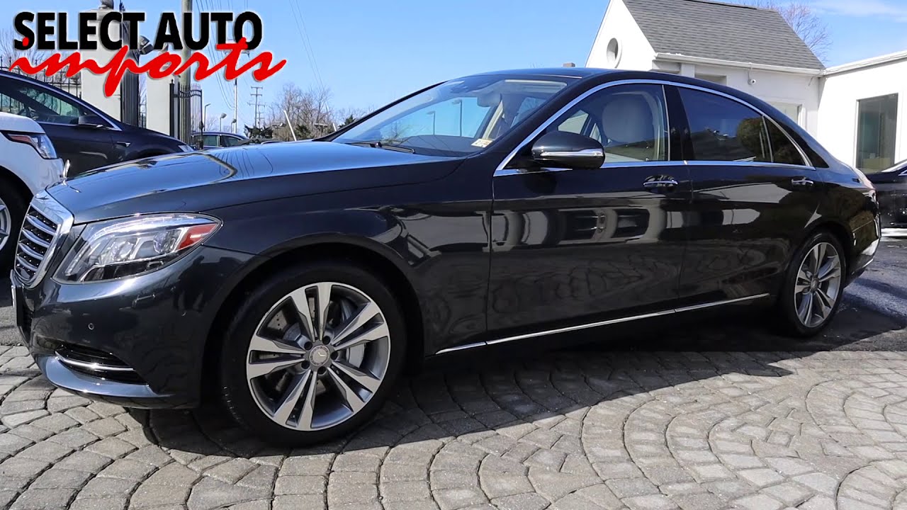 #21021, 2017 Mercedes-Benz S550 4Matic, Anthracite Blue Metallic, Select Auto Imports in Alex, VA
