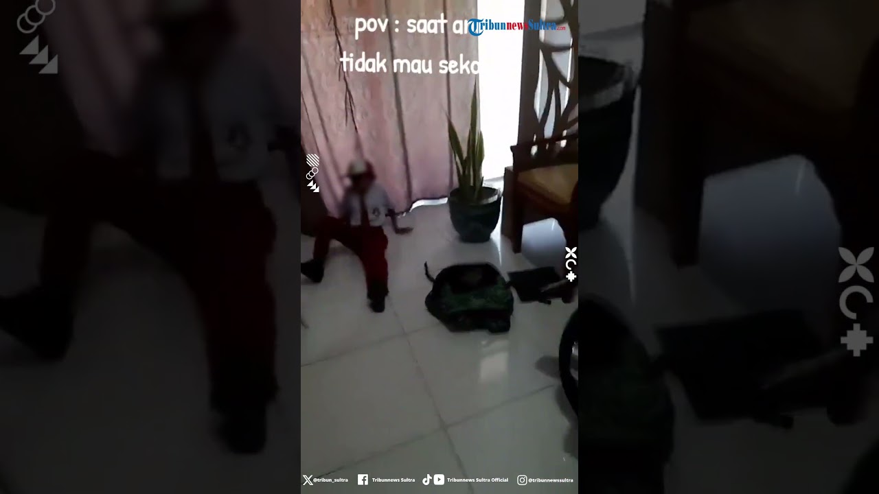 Tantrum VS Tantrum! Bocah Ini Awalnya Ngamuk Tak Mau Sekolah, Berujung Mau usai Ibu Tawarkan Ini