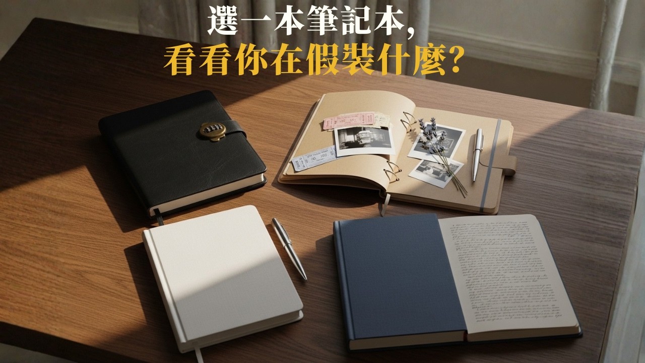 【榮格心理測驗】你向世界隱藏了哪一部分的自己？選一本筆記本，看透你的潛意識防禦