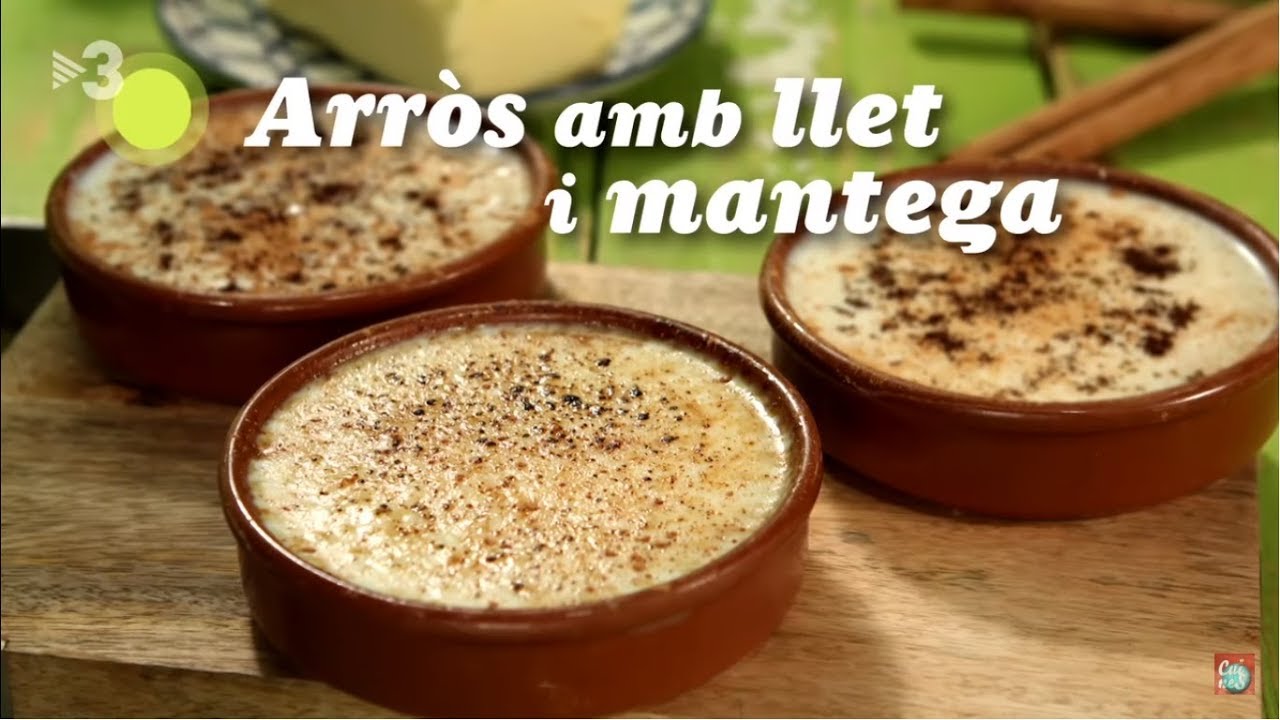 Arròs amb llet i mantega
