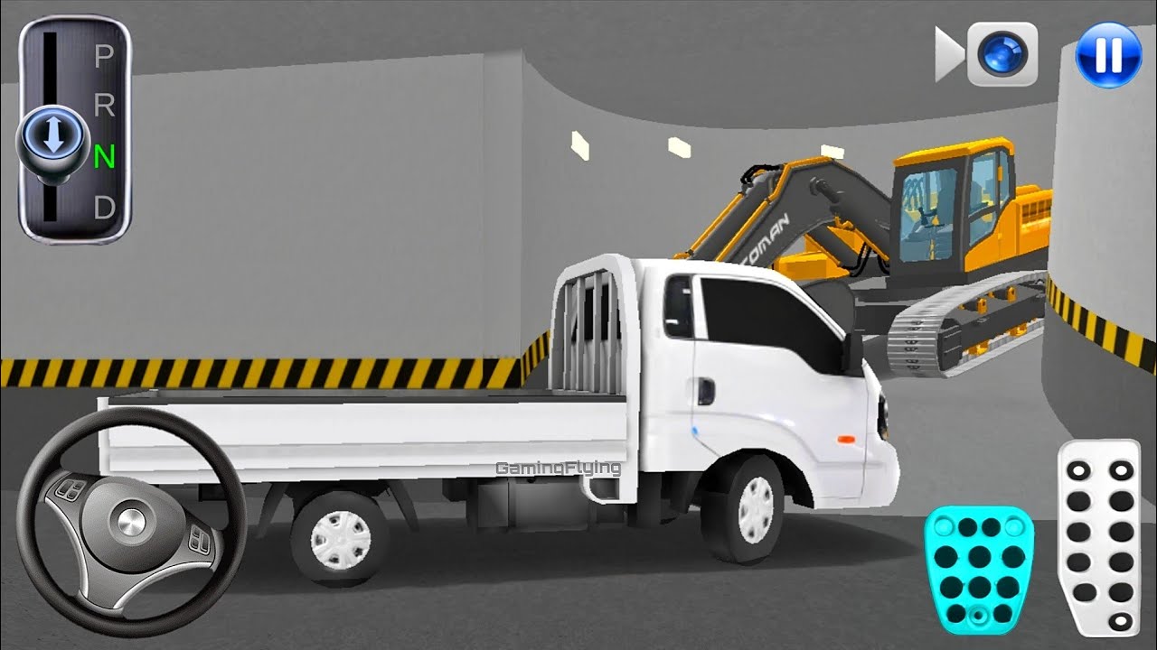 New Kia Pickup Stuck in Parking Garage - 3D Driving Class 2025 - 3D Driving Class - Car Game