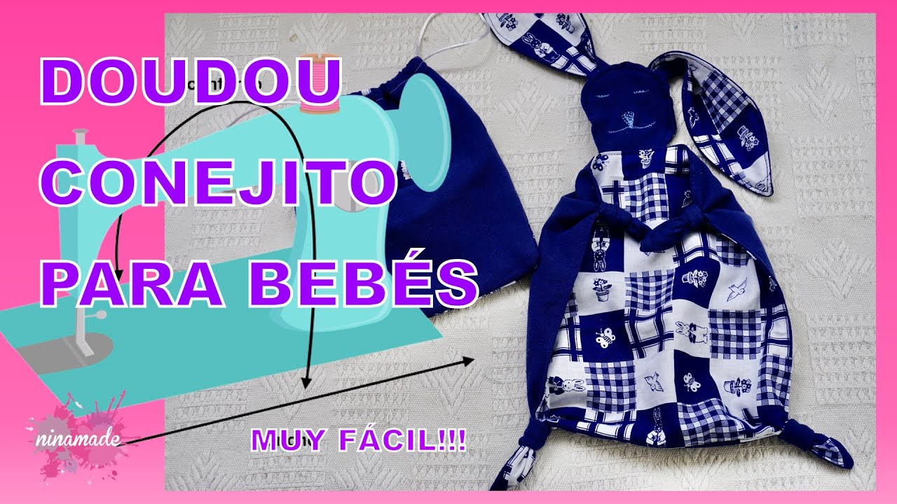 DIY. Adorable Doudou Para Bebé( Te enseño a hacer tu propio Patrón)// Lovely Doudou.Free pattern
