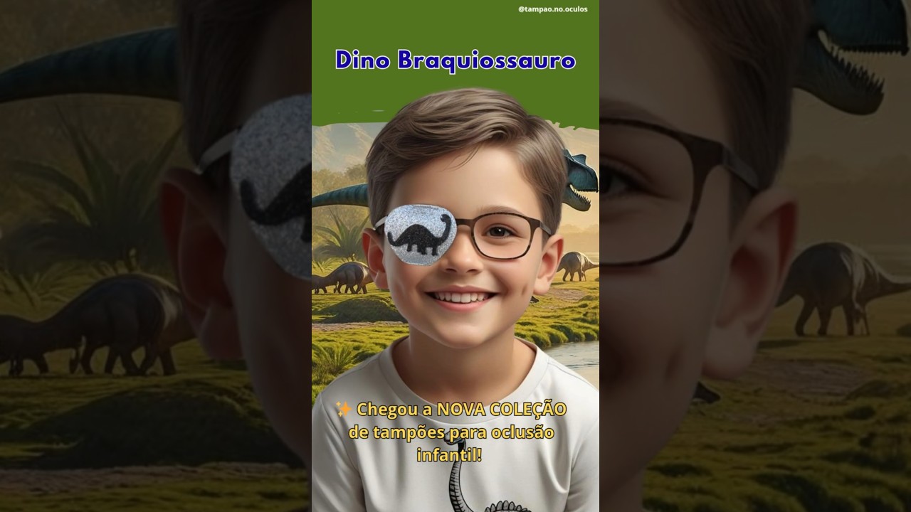 Tampão no Óculos - Oclusor Ocular Infantil 