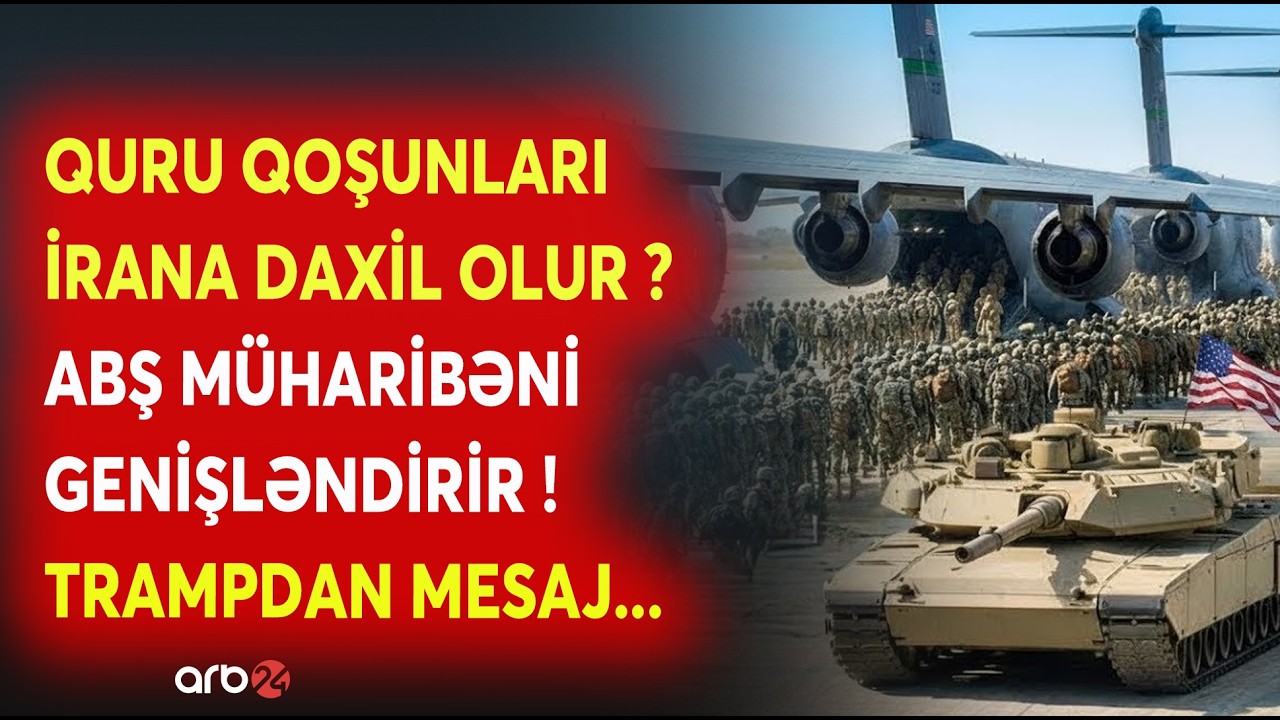 SON DƏQİQƏ! Trampdan TƏCİLİ AÇIQLAMA - ABŞ ordusu İrana DAXİL OLUR? - BU ŞƏHƏRLƏR BOMBALANIR...