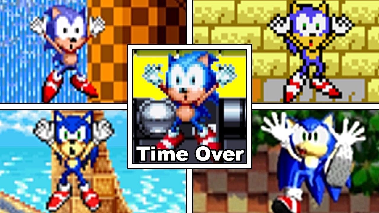 Evolution Of Sonic's TIME UP/TIME OVER DEATHS In The Sonic The Hedgehog Series (1991-2026)