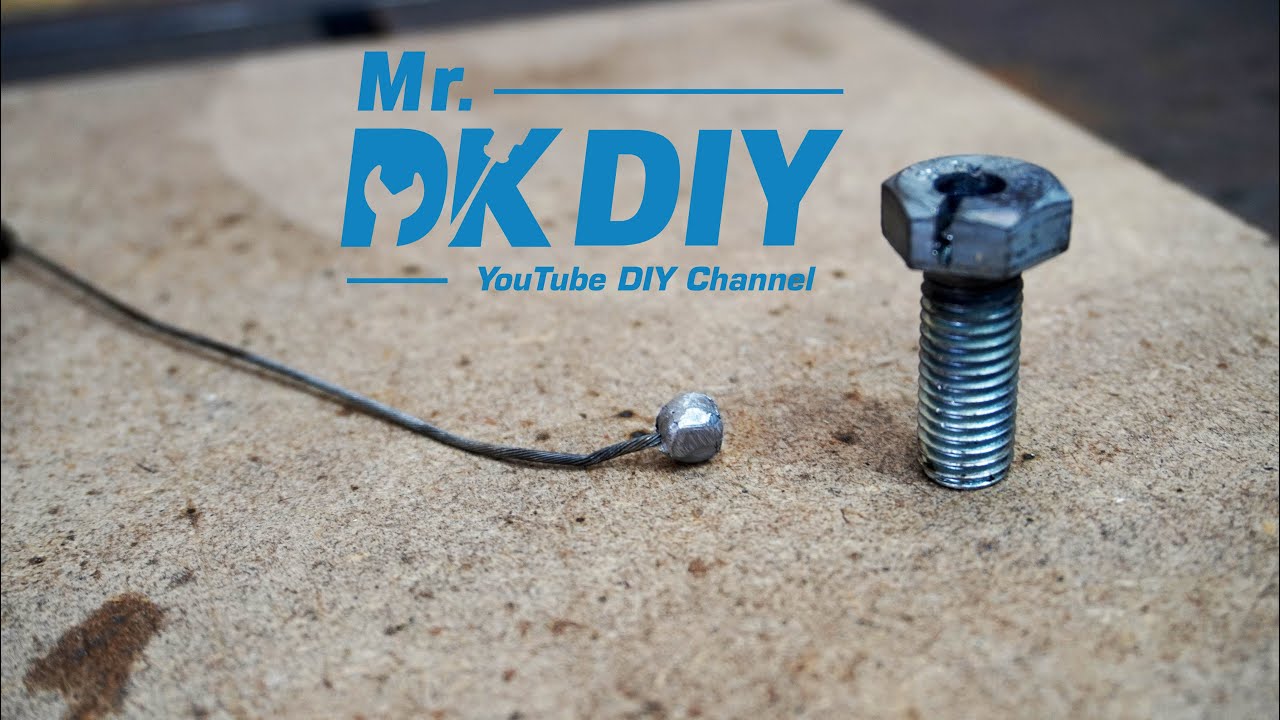 Lead balls??? Homemade (DIY) Throttle Cable Repair for Motorcycle or Bike