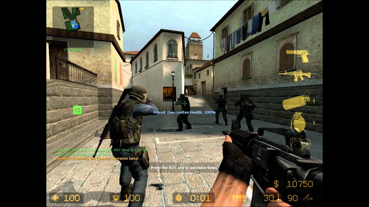 Counter Strike: Source - Gameplay: CS_Italy