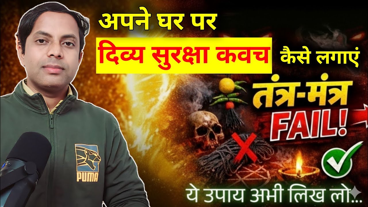 ⚠️ अपने घर पर दिव्य सुरक्षा कवच कैसे लगाएं? तंत्र-मंत्र होगा FAIL! | शक्तियां कैसे खोलें? #holi