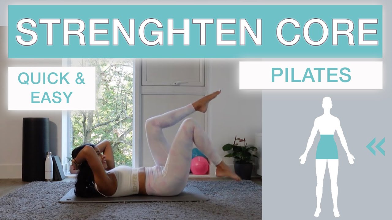 10 MIN | CORE (ABS) PILATES | Tone Your Body From Home | CORE STRENGTHENING Pilates Workout