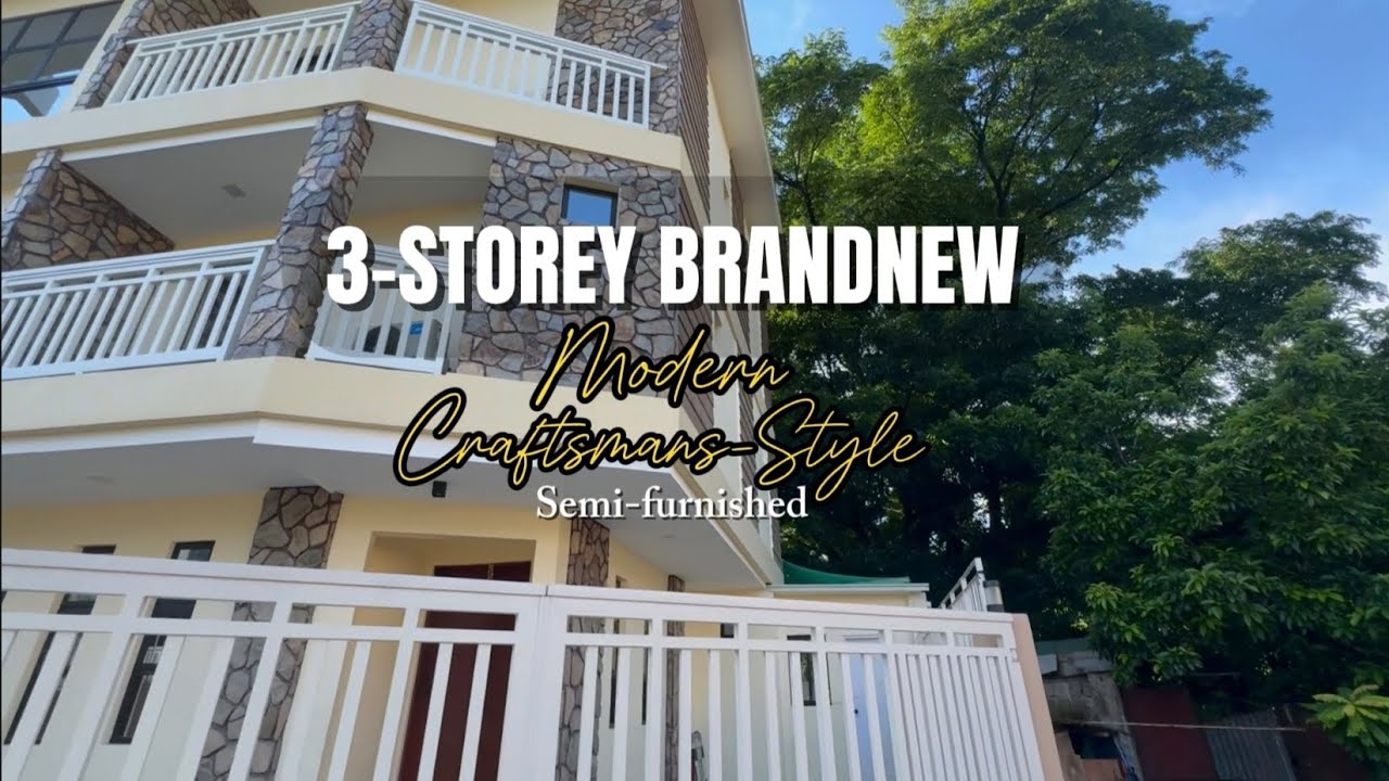 For Sale! 3-Storey Townhouse #ModernCraftsmanstyle 109 SQM @Project 8 Quezon City🏡✨
