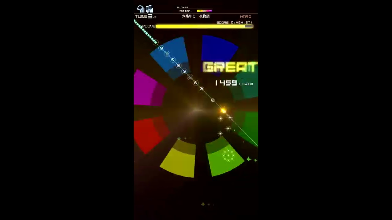 【GROOVE COASTER 3EX】六兆年と一夜物語　[HARD] PERFECT