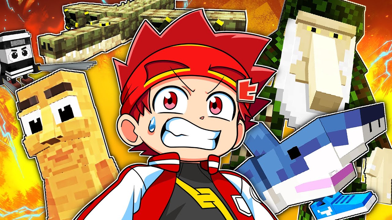 AIモンスターvs超人小学生シリーズ総集編！【マイクラ/マインクラフト】
