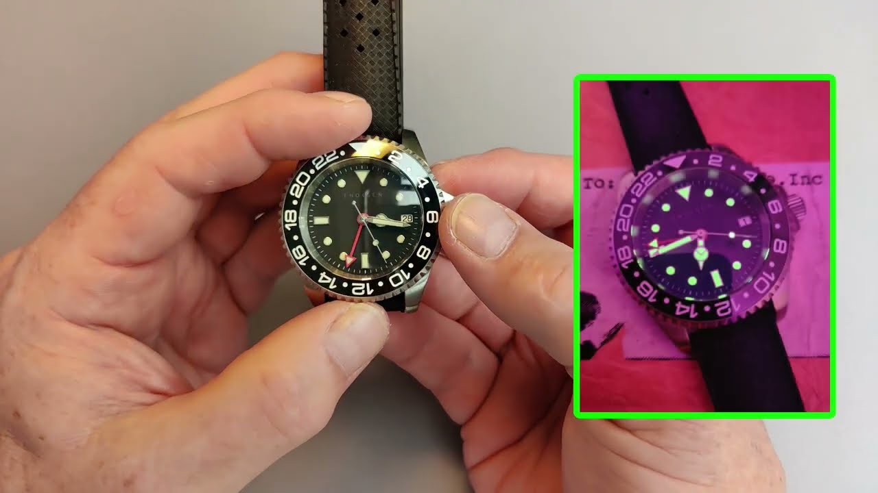 Enoksen Roam E07/A GMT Automatic Watch - Perfect for Travel and Holidays
