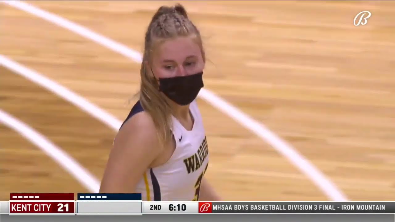 2021 Division 3 Final Girls Basketball - Grass Lake vs. Kent City