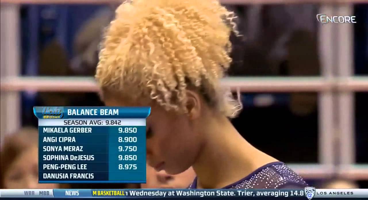 Danusia Francis (UCLA) 2016 Beam vs. Cal 9.925
