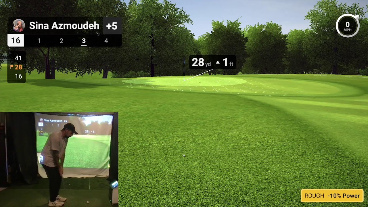 Golf - Break 76 - Broken Tee - Golf Lab - Garmin Simulator
