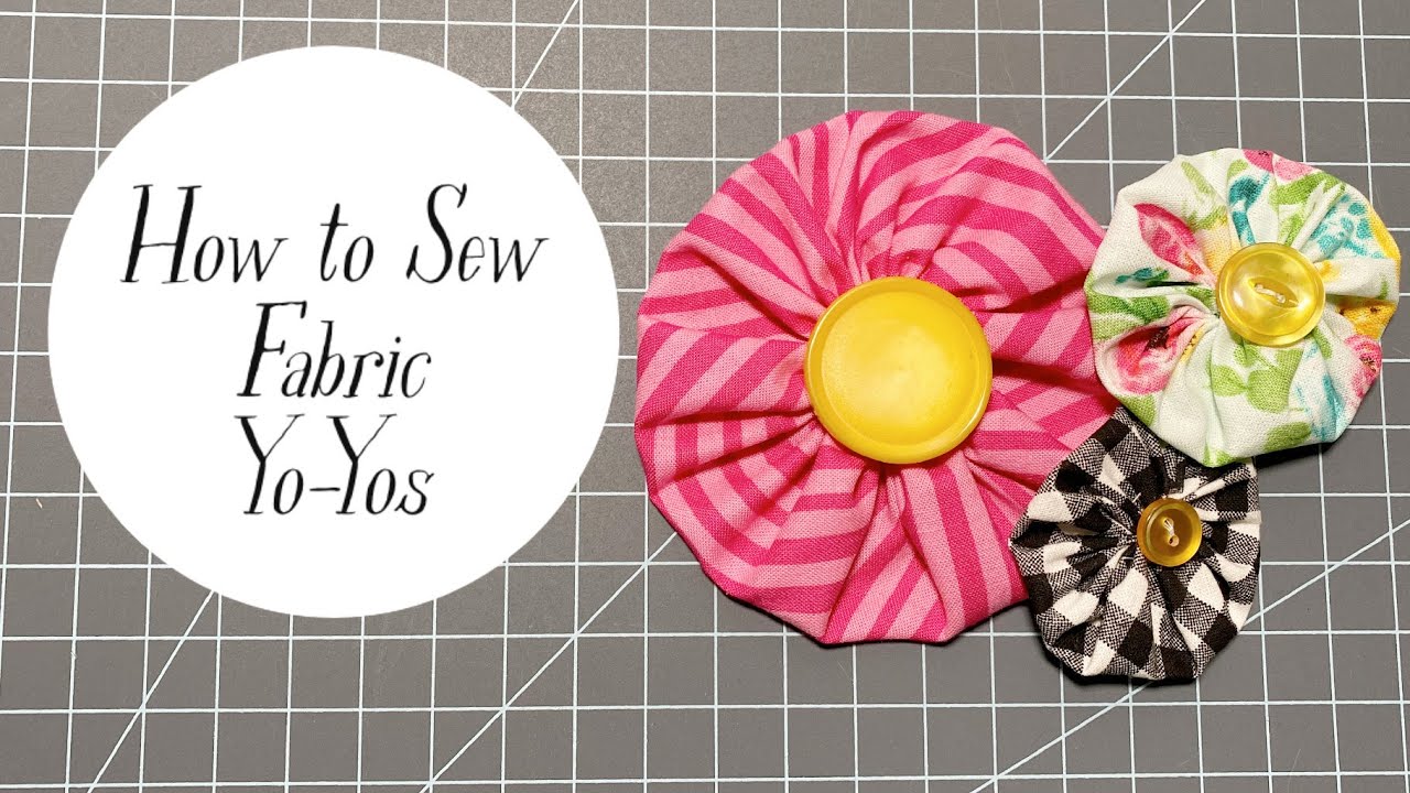 How to Sew Fabric Yo-Yos to Embellish a Dog Dress