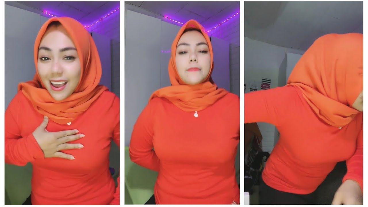 BEAUTIFUL RHEAA MUTSS ORANGE HIJAB STYLE RECOMMEND 2021 18-1923