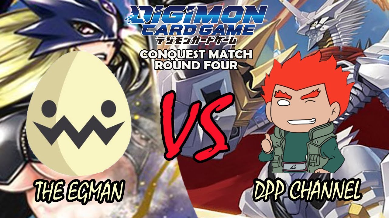Digimon TCG TheEgman Vs DPP Channel - Conquest Fight Round Four!