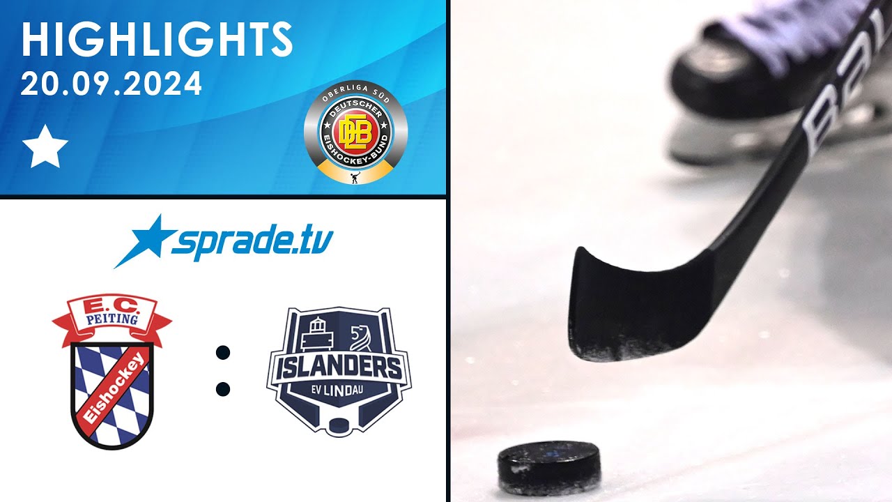 20.09.2024 - Highlights - EC Peiting vs. EV Lindau Islanders