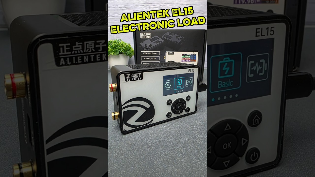 Электронная нагрузка Alientek EL15 постоянного тока | 150 Вт, программируемая нагрузка CC CV CR C...