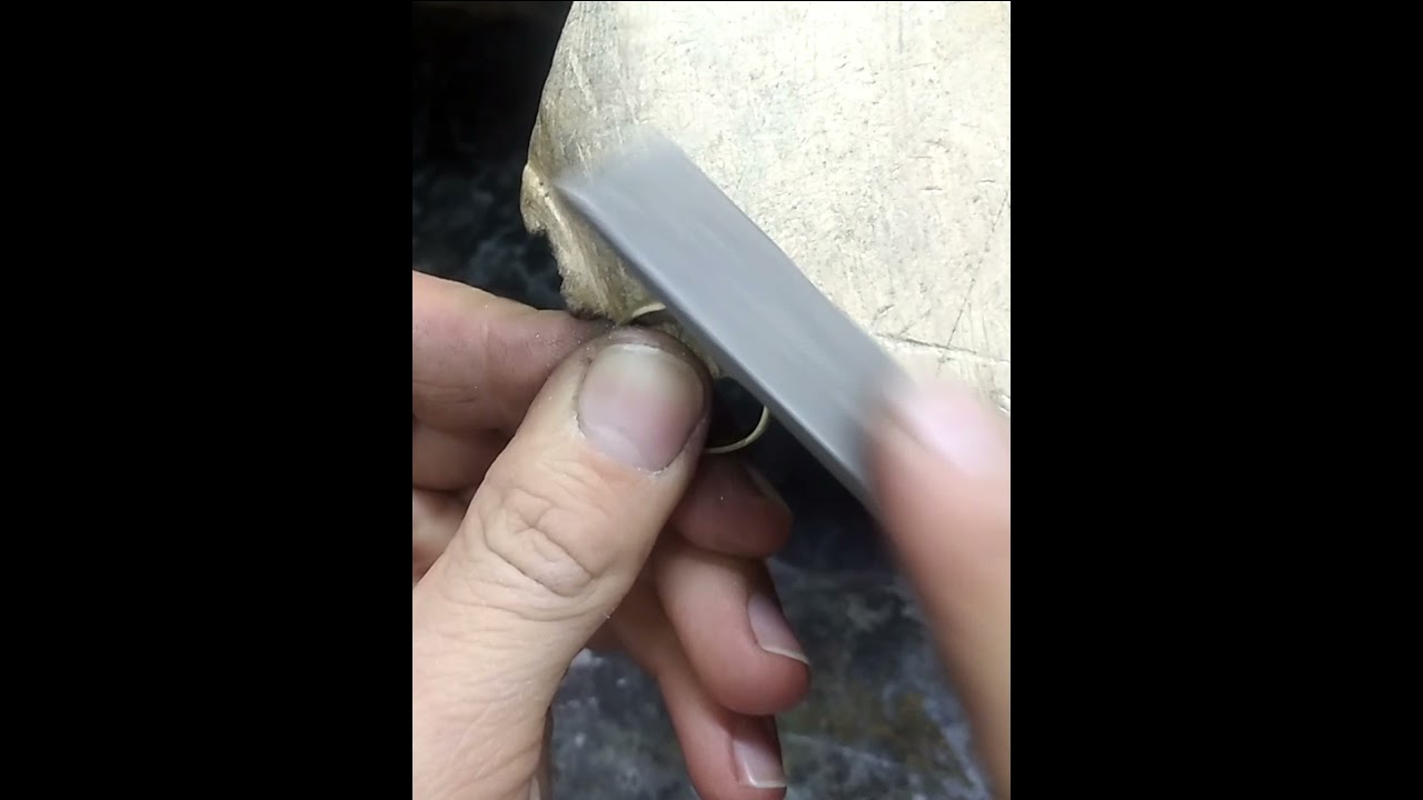 This video is about making a wedding ring !